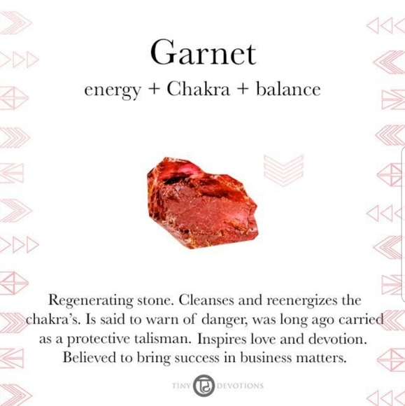 3ct Red Garnet Sterling Silver Ring - Picture 6 of 6